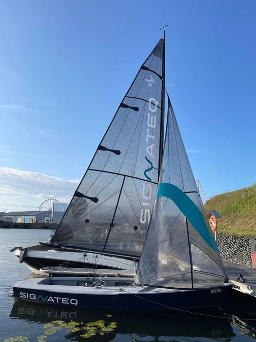 Jacht żaglowy KIELZUGVOGEL idealny do nauki i pierwszych regat dł 5,8m