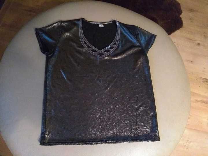 bluzka błyszcząca złota nitka S 38 hit