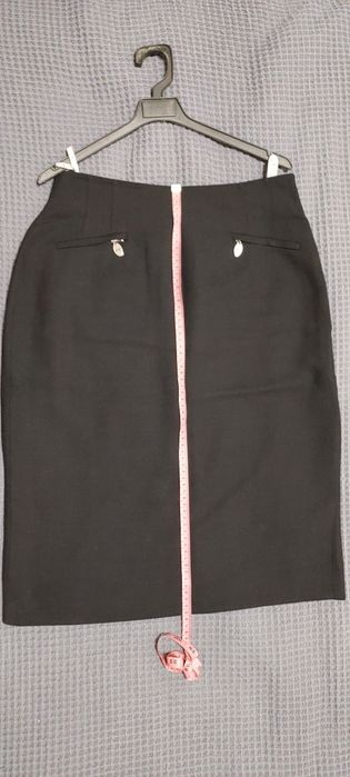 Чорна спідниця, офісна, юбка розмір 40