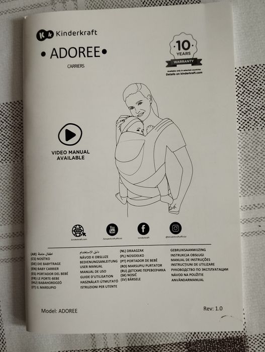 Nosidło kinderkraft Adoree