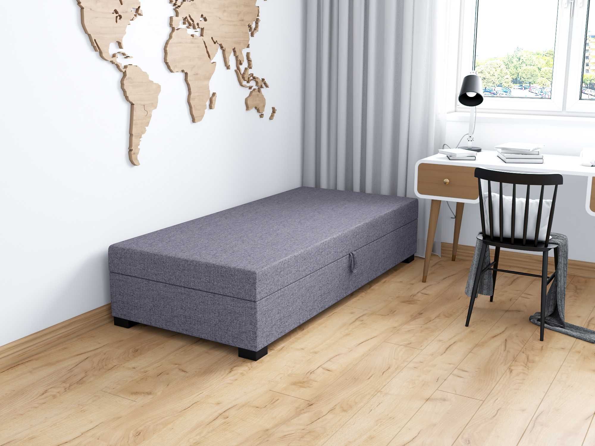 Łóżko z materacem Tapczan  jednoosobowy darmowa dostawa sofa wersalka