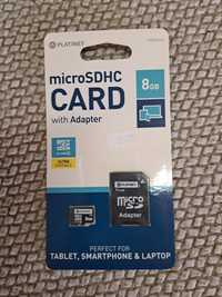 Karta micro SDHC Cart witam Adapter 8 GB