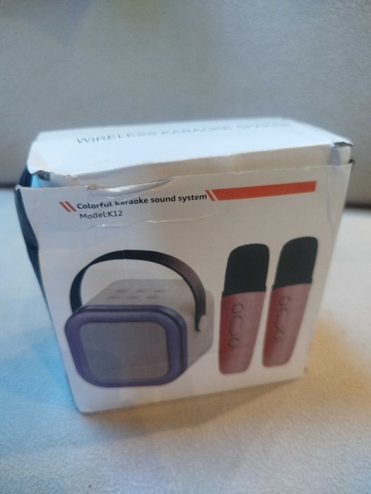 Mini głośnik bluetooth karaoke z mikrofonem NOWY