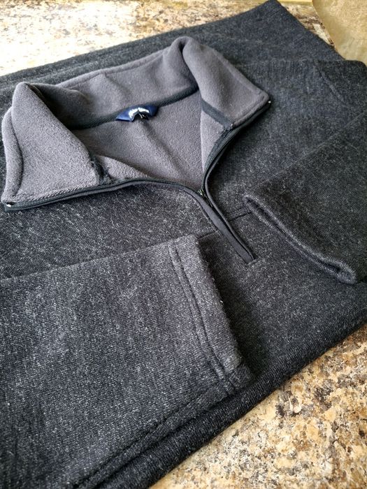 Кофта флисовая с шерстью  /треккинг/ZIP с воротом на молнии Peter Stor