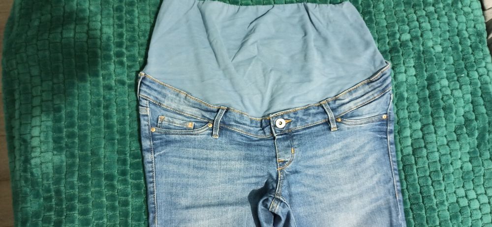Spodnie dżinsy ciążowe h&m 40