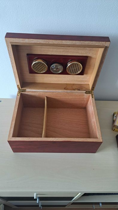 Caixa charutos humidificadora premium