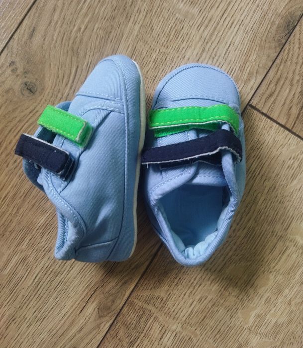 Jak NOWE buciki trampki niechodki niemowlęce dla chłopca 17/18 11cm