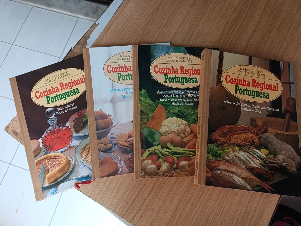 Livros cozinha regional Portuguesa