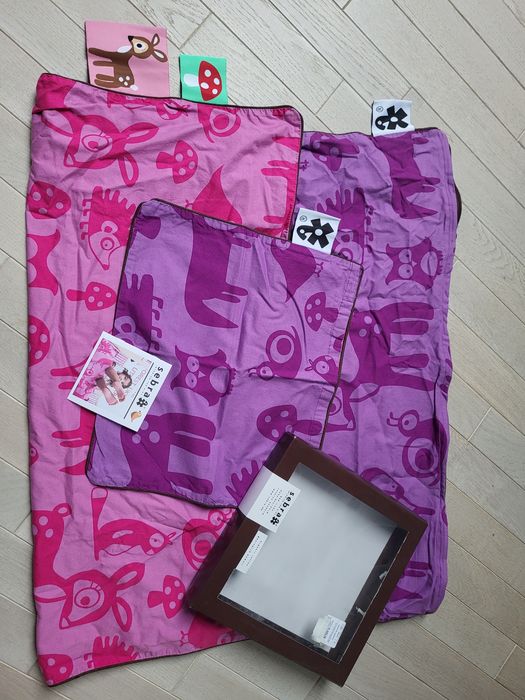 Sebra komplet pościel dla niemowlaka 100x70