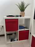 Tres Kallax Ikea como novas + gavetas