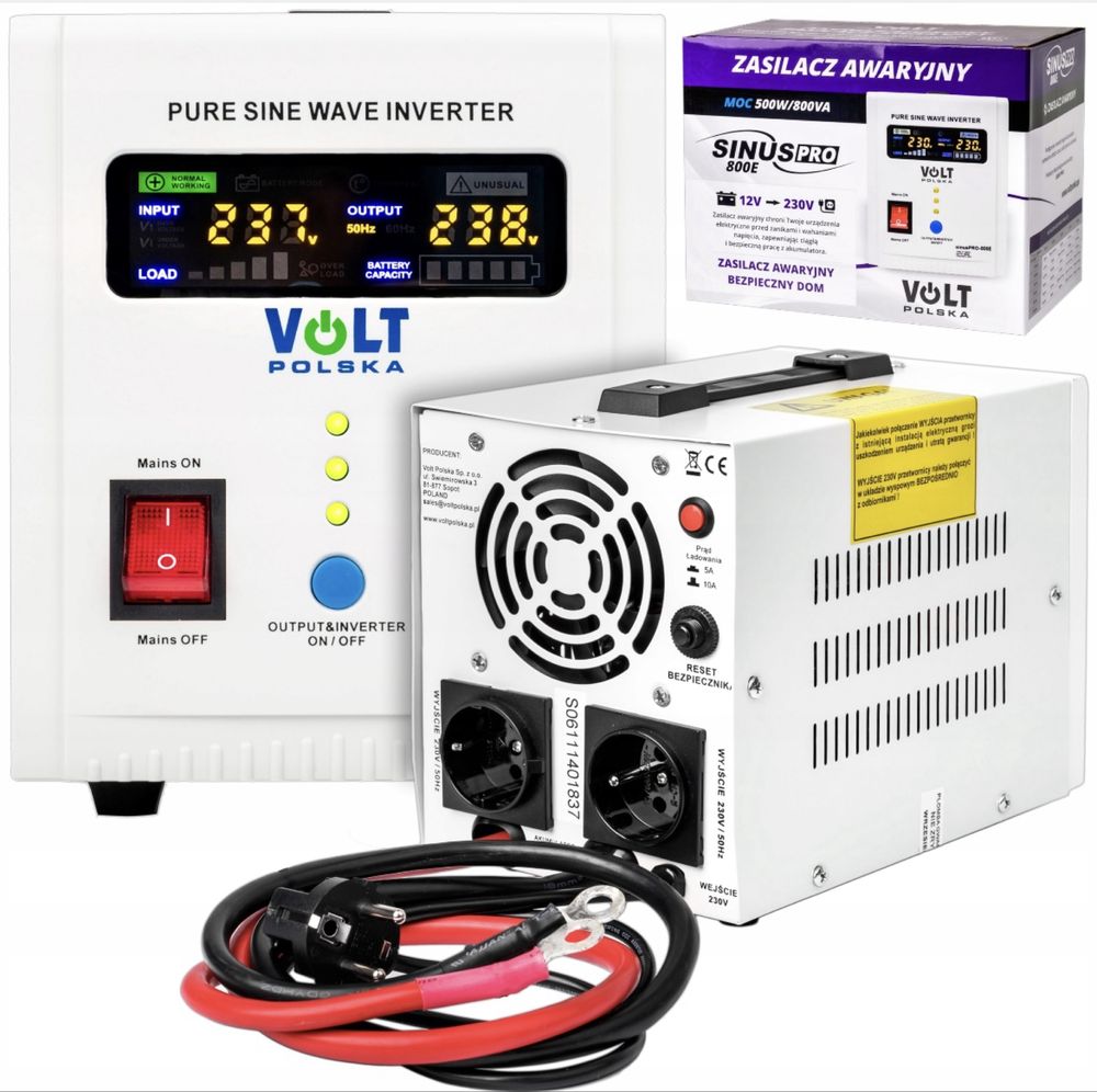 ДБЖ UPS безперебійник VOLT SINUS PRO 800E 12 Вольт