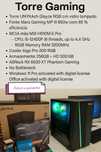 Computador Gaming i5-12400F, 16 GB RAM DDR4 3200mhz Fatura e Garantia
