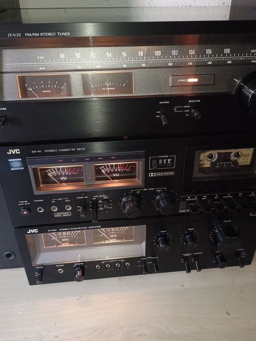 Zestaw JVC plus kolumny alton 110