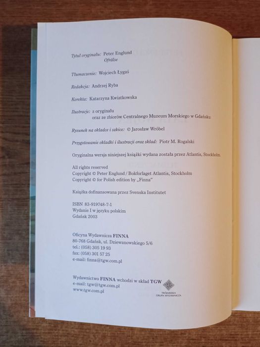 Lata wojen - Peter Englund wydanie I