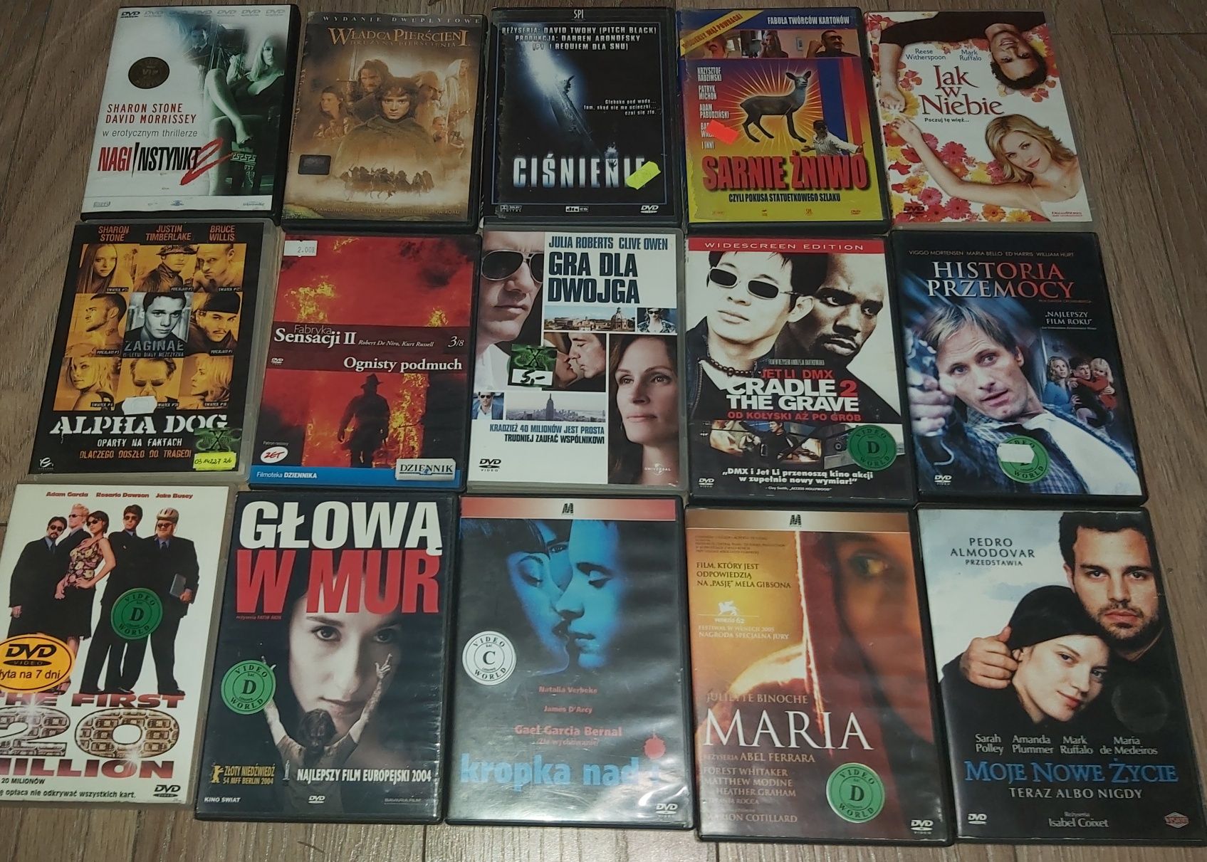 Filmy na DVD oryginalne z polskim lektorem lub tekstem