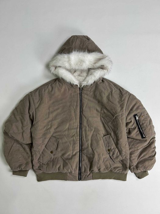 Бомбер Аляска куртка Bomber бежева zip up куртка зіпка курточка S M L