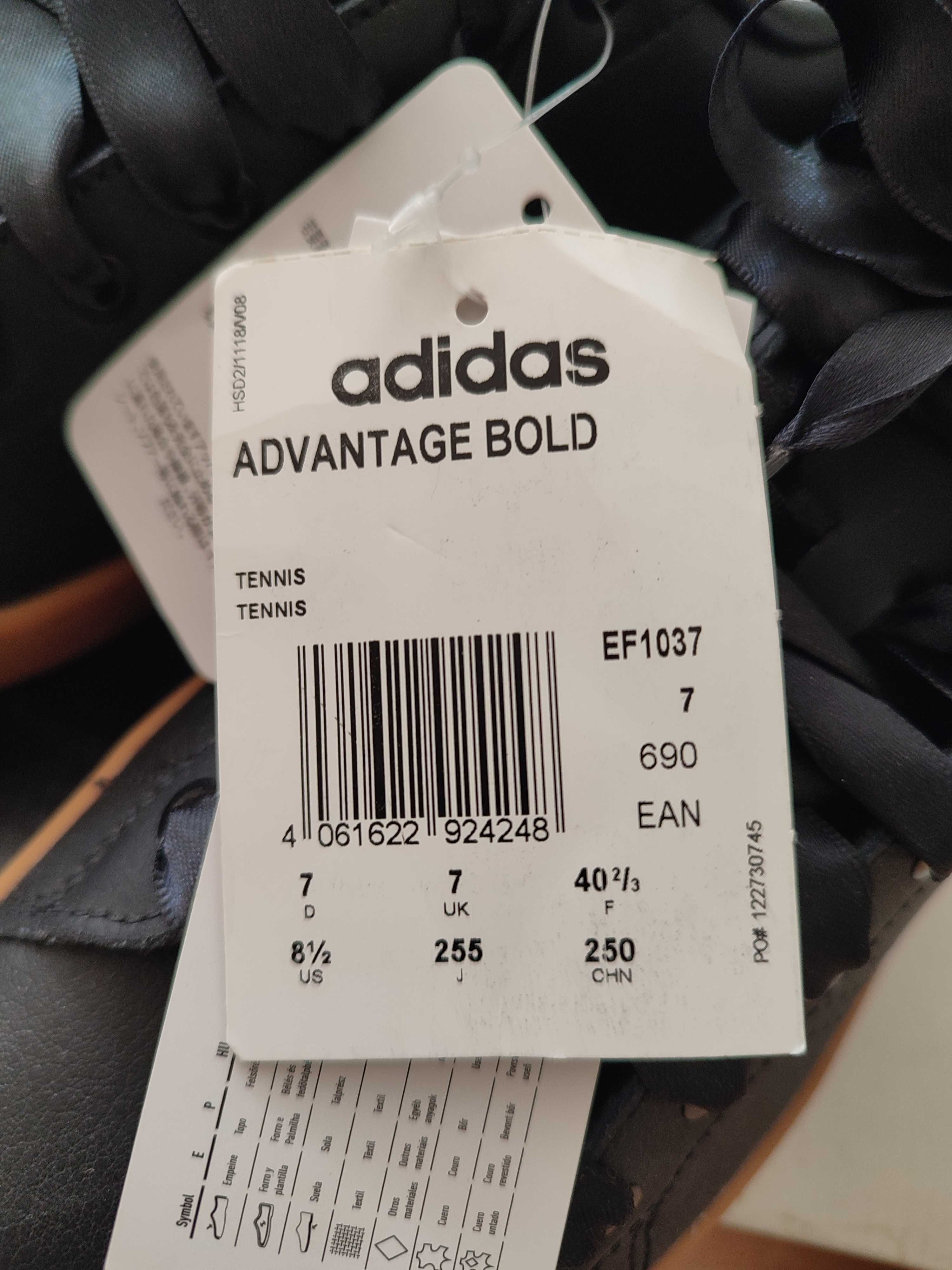 Buty adidas advantage bold rozm. 40 i 2/3 damskie