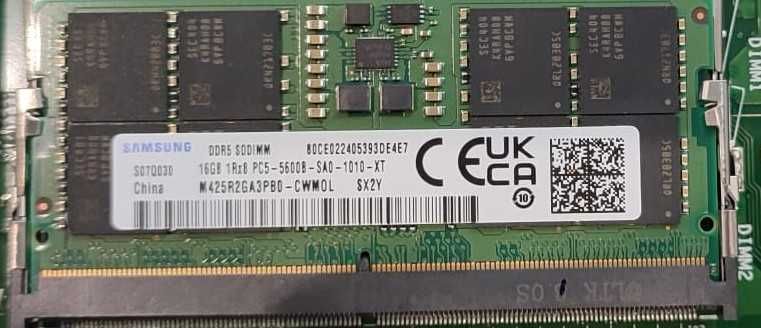 DDR5 RAM SO-DIMM 5600 Samsung 32Gb (2 x 16) NOVAS