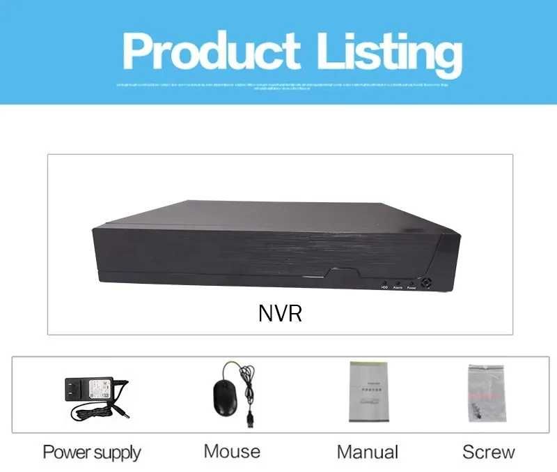 NVR/Box Gravação 8 Canais IP - TUYA Smart Life - ONVIF - NOVO