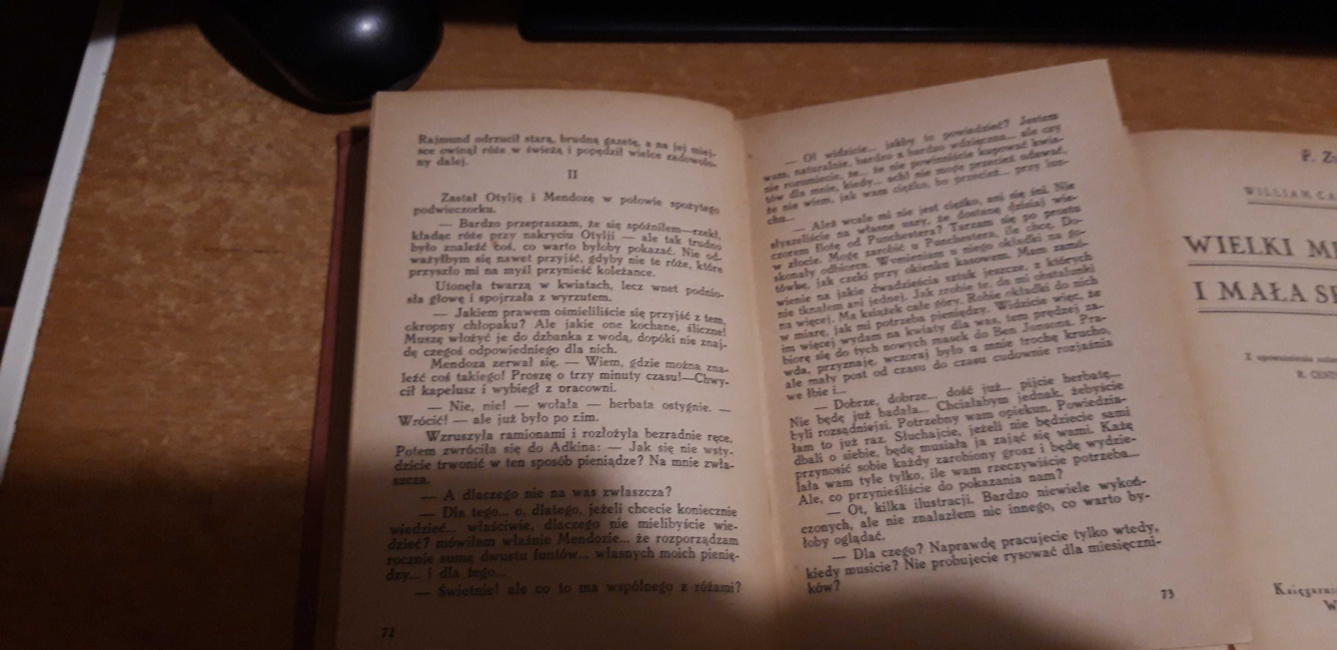 Wielki Mendoza i Mała Senorita,1-2 - W-wa 1926,opr.,bdb