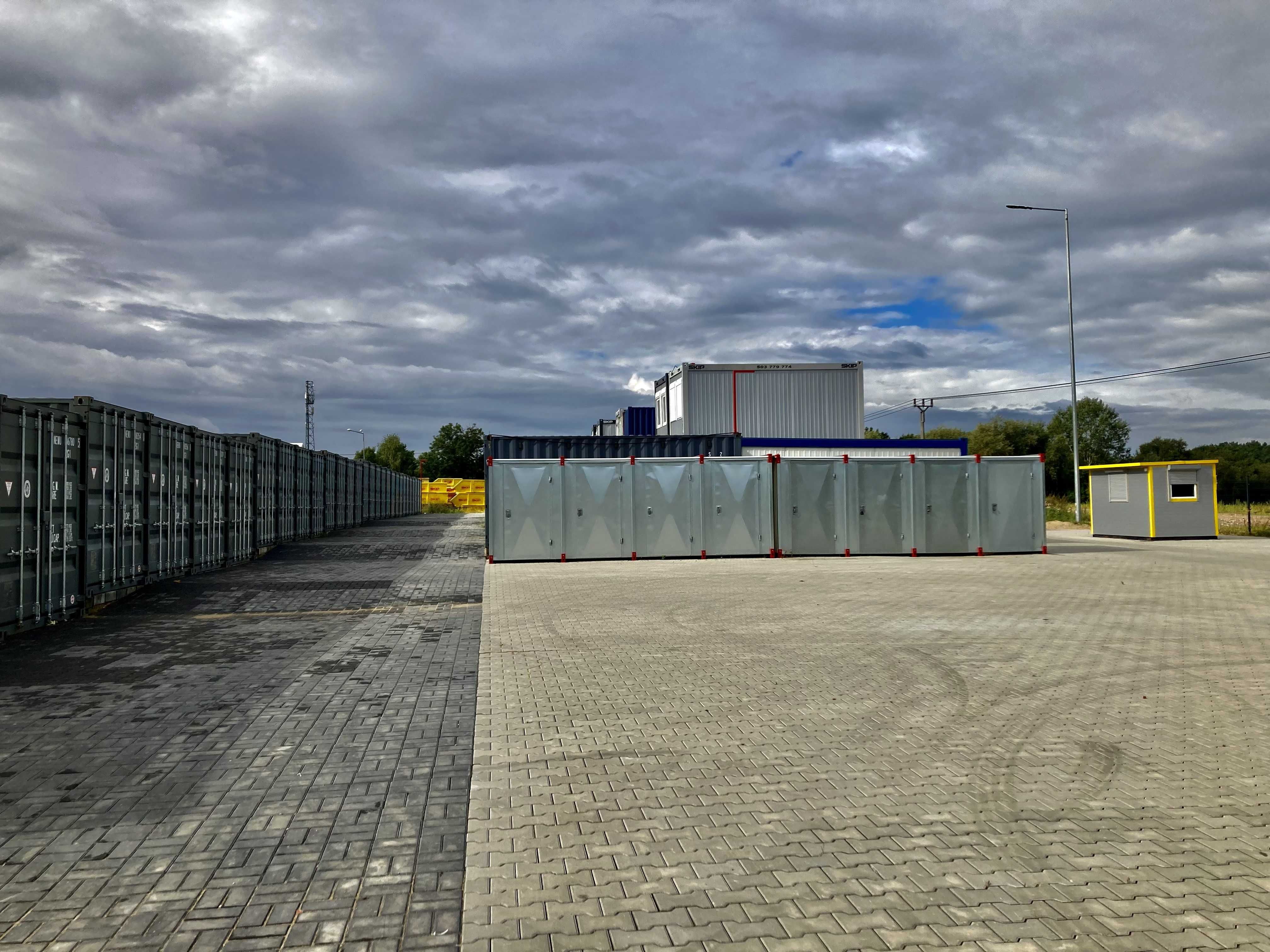 Wynajem kontenerów magazynowych biurowych  - plac budowy/ Self Storage