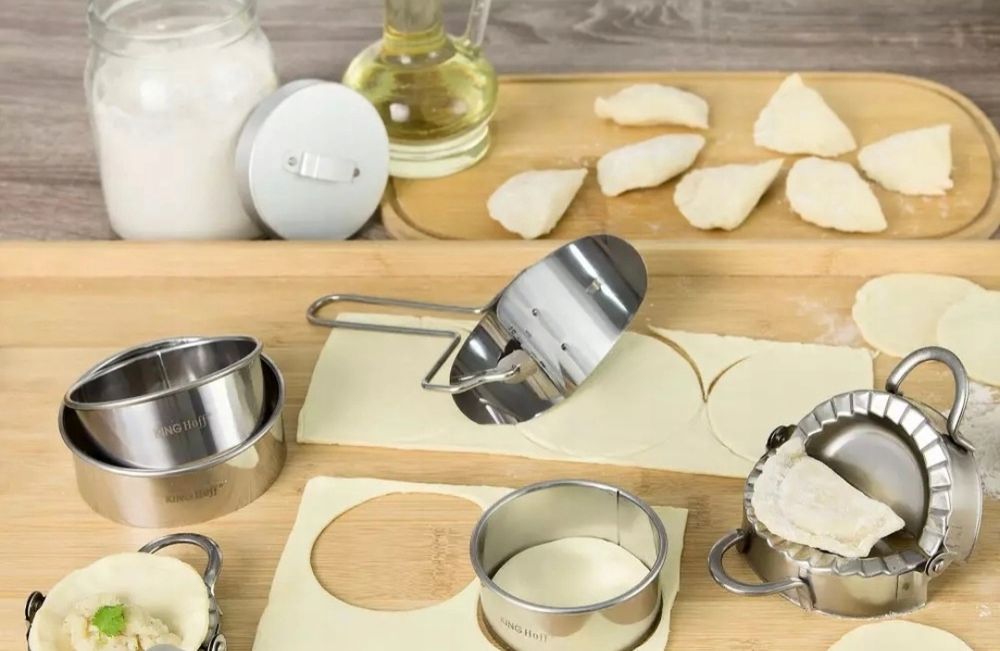 Zestaw do robienia pierogów, wykrawacz, foremka, pierożnica do ravioli