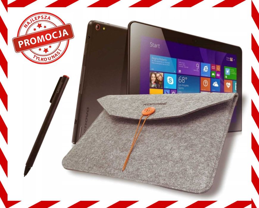Nowoczesny Tablet Lenovo ThinkPad 10 4gb HDMI WiFi +GRATIS *WYPRZEDAŻ*