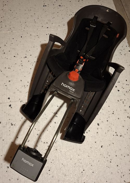 Fotelik rowerowy HAMAX Siesta (ciemnoszary) + MOCOWANIE