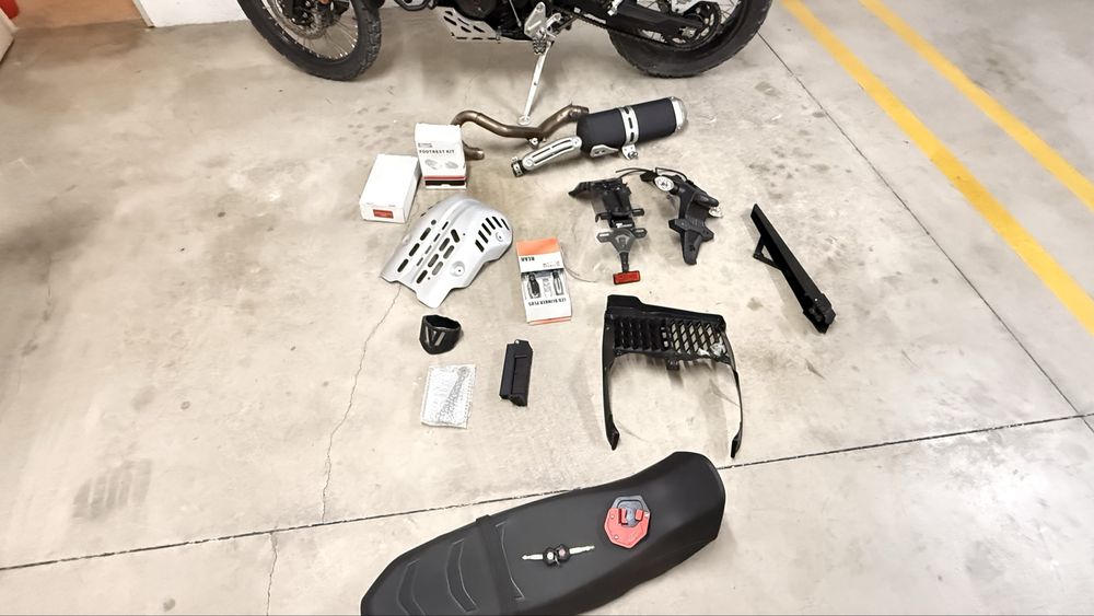 Yamaha Tenere 700, 2020, 9.050 km, Muitos Extras