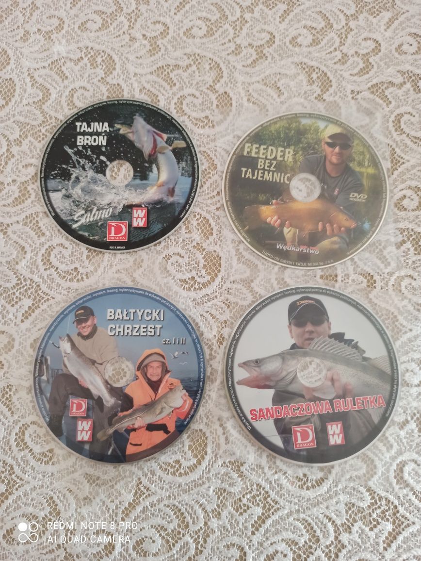 Płyty DVD - wędkarstwo.