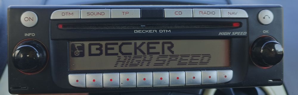 Radio samochodowe CD Becker DTM High Speed BE 7912 Retro