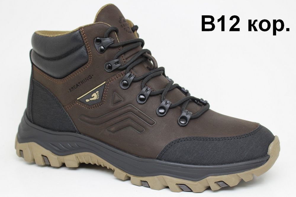 Чоловічі шкіряні черевики В12