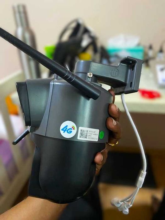 Камера видеонаблюдения уличная двойная поворотная V380Pro 8MP Wifi 4G