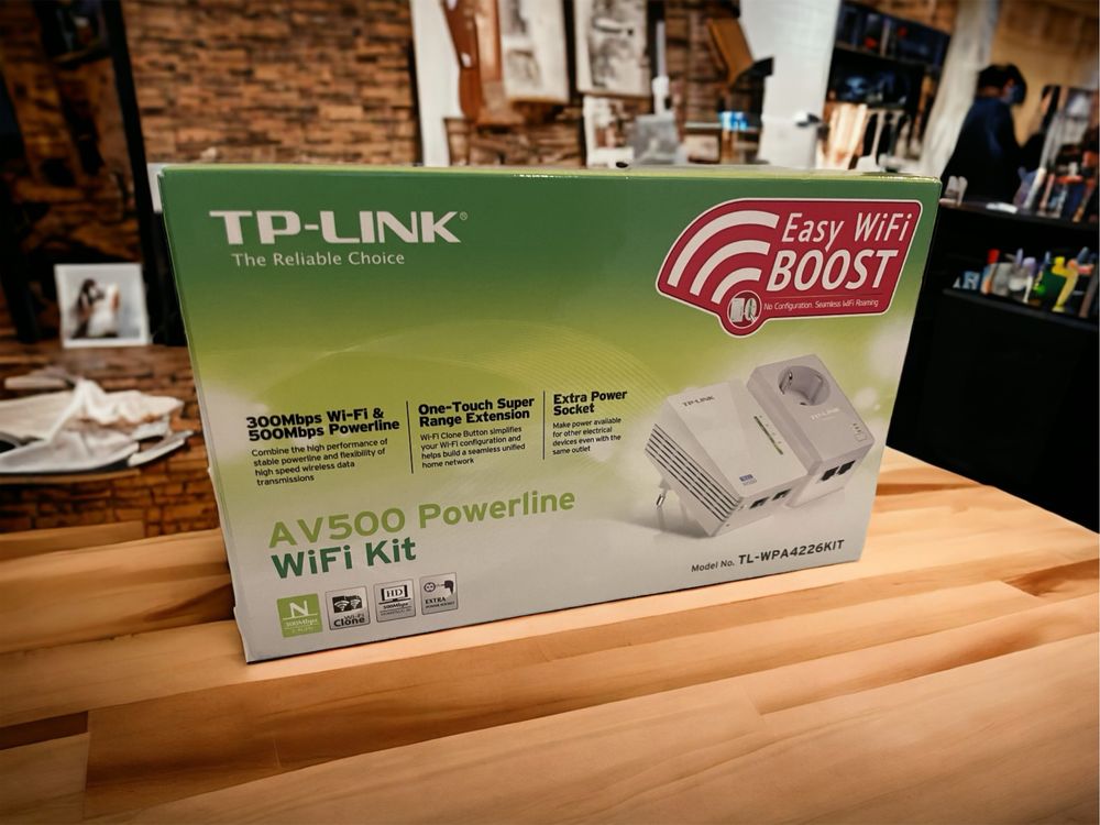 Powerline TP-LINK TL-WPA4226 KIT (AV500 - N300 - Passthrough)