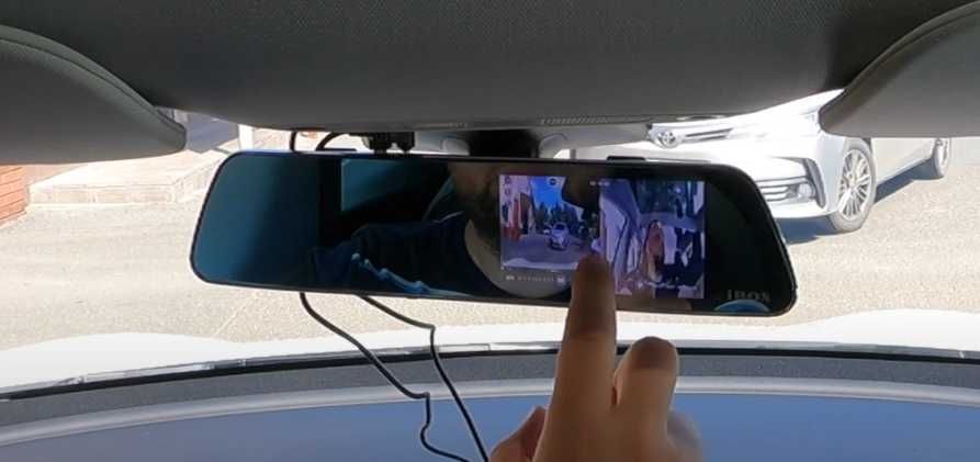 Опт.ЦІНА! Дзеркало відеореєстратор ЖК "10"12Мп DVR 2камери ГАРАНТІЯ 6м