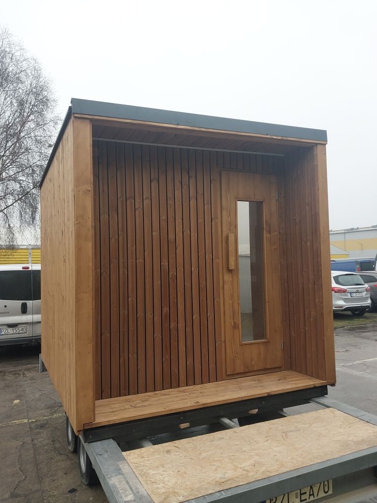 Sauna Modern lamele Thermo Sosna