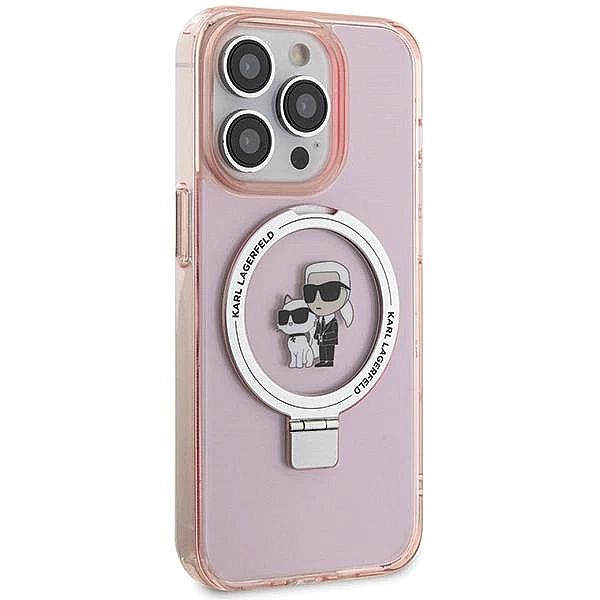 Etui Karl Lagerfeld Ring Stand Karl&Choupettte MagSafe do iPhone 15 Pr