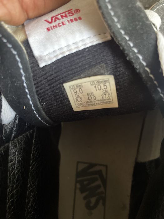 Vans Sk8-Hi Black White Unissexo