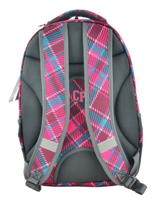 COOLPACK plecak młodzieżowy 2w1combo cranberry check