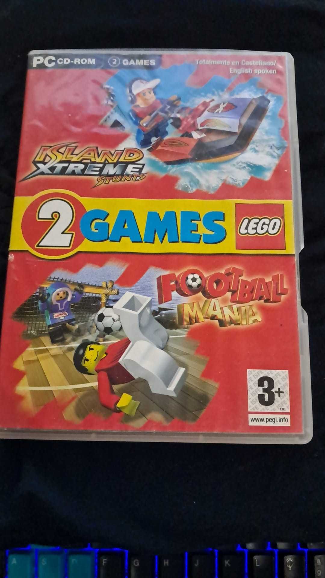 Lego: 2 em 1 (island extreme stunts + football mania)(PC)