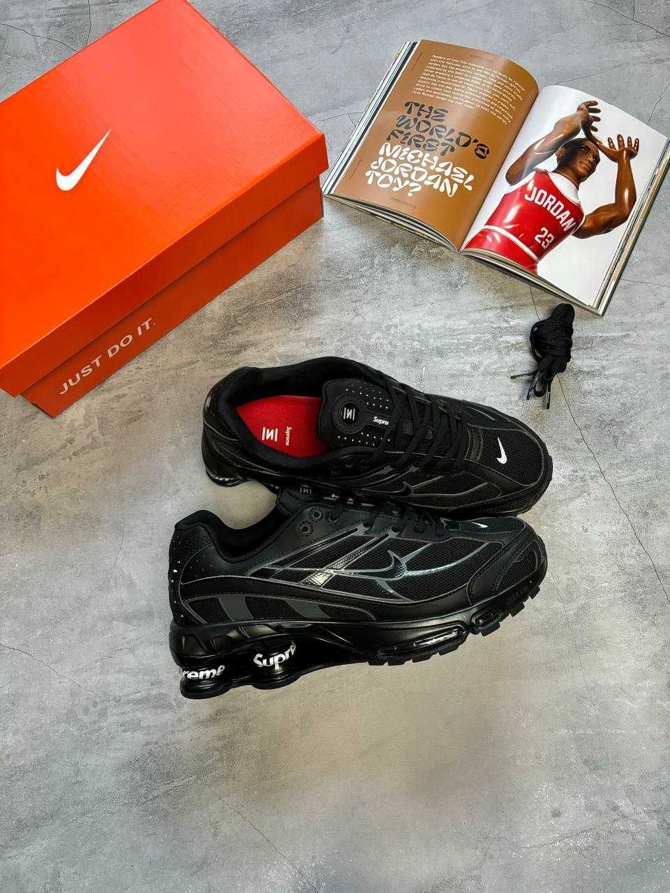 !SALE! Nike Shox Ride 2 x Supreme Black 36 37 38 39 40 41 42 43 44 45