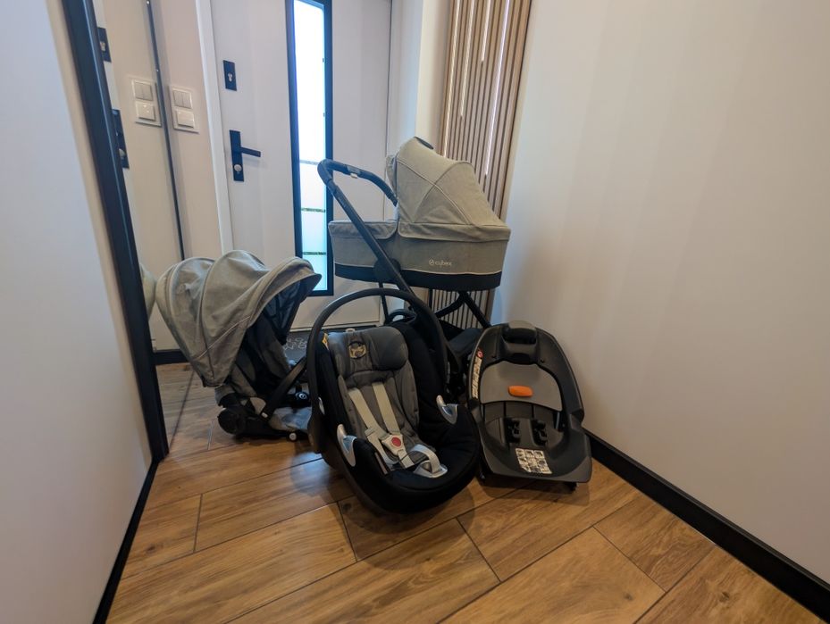 Cybex balios s 3w1 adaptery parasolka