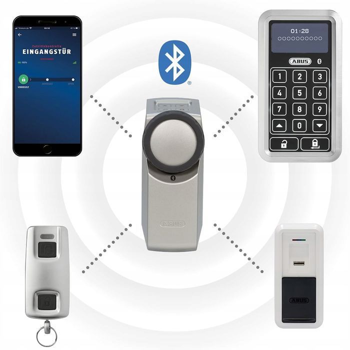 Zamek nawierzchniowy do drzwi Abus CFA3100 Bluetooth smartfon