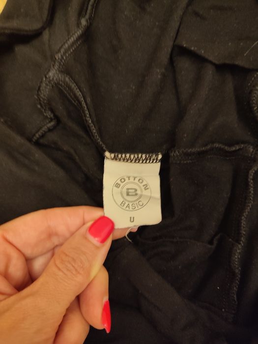 Calções Botton largos