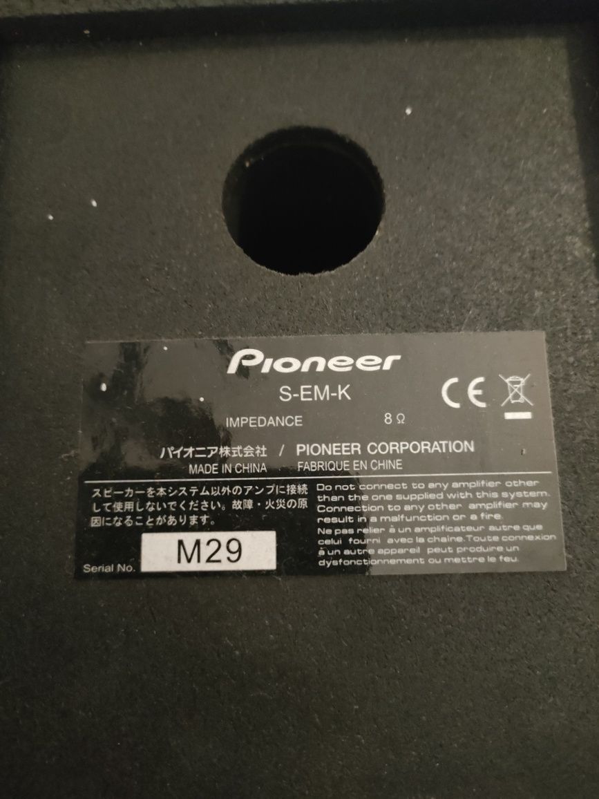 Głośniki Pioneer do mini wieży