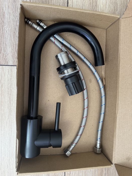 Bateria kuchenna Madeira New czarny mat