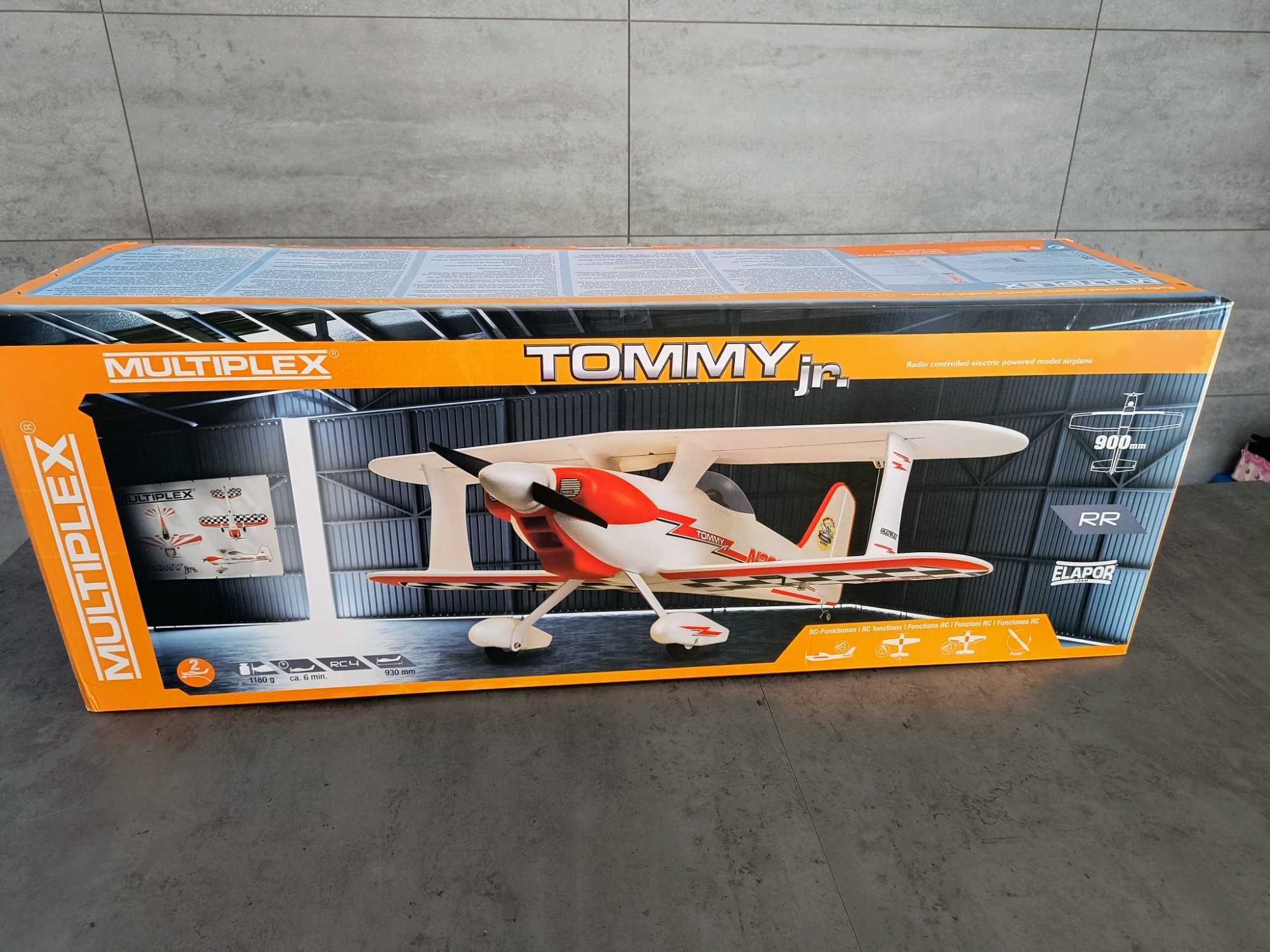 Samolot RC Multiplex Tommy Jr wersja RR - przepiękny dwupłatowiec NOWY