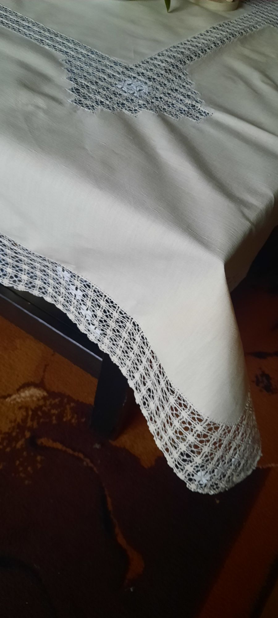 Obrus lniany 140cm