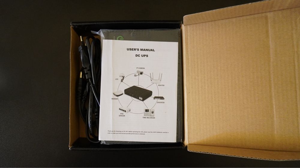 Mini UPS - DC UPS - Portable powerbank - Міні-батарея для вай фаю