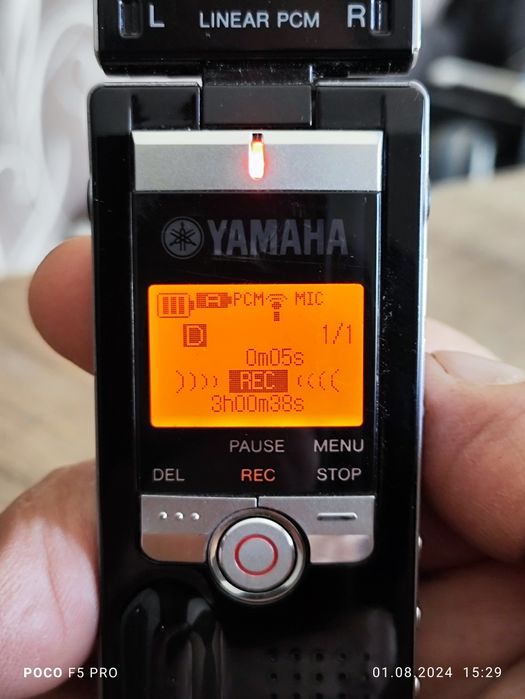 YAMAHA POCKETRAK 2G компактний цифровий рекордер/диктофон